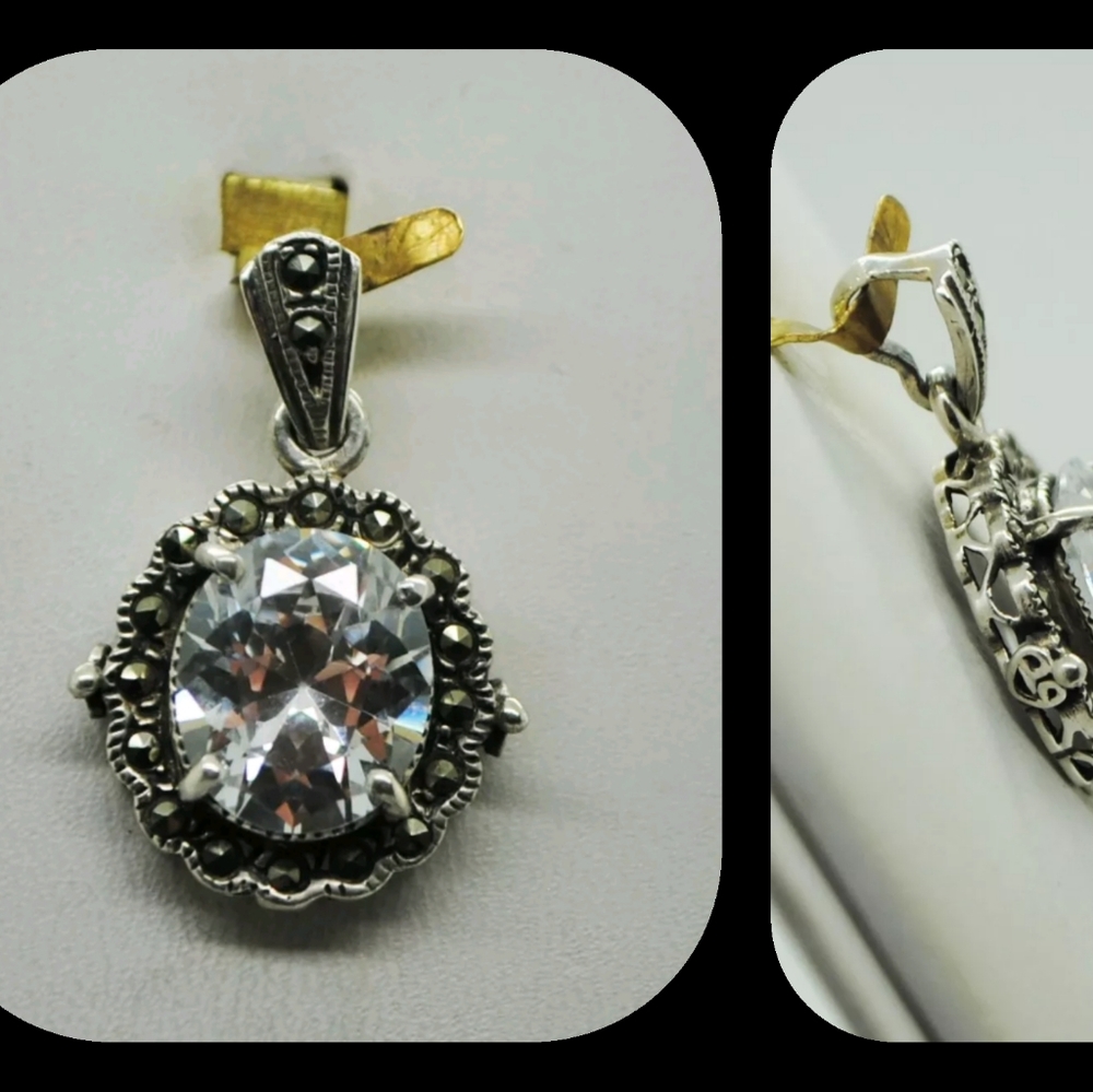 Vtg. Solid Sterling pendant